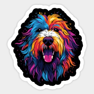 Komondor Smiling Sticker